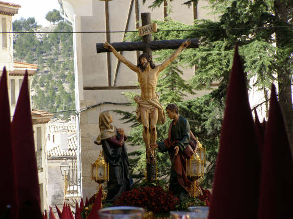 Cristo de La Agonia en  Marfil